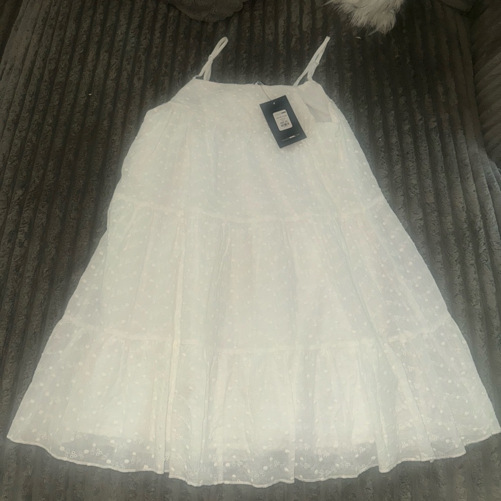 NEW WITH TAGS Woman’s fashion nova XS lined baby doll dress